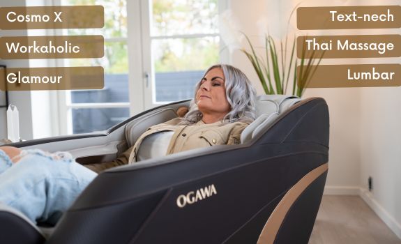 OGAWA Cosmos X - Funksjonsrik 3D massasje-stol
